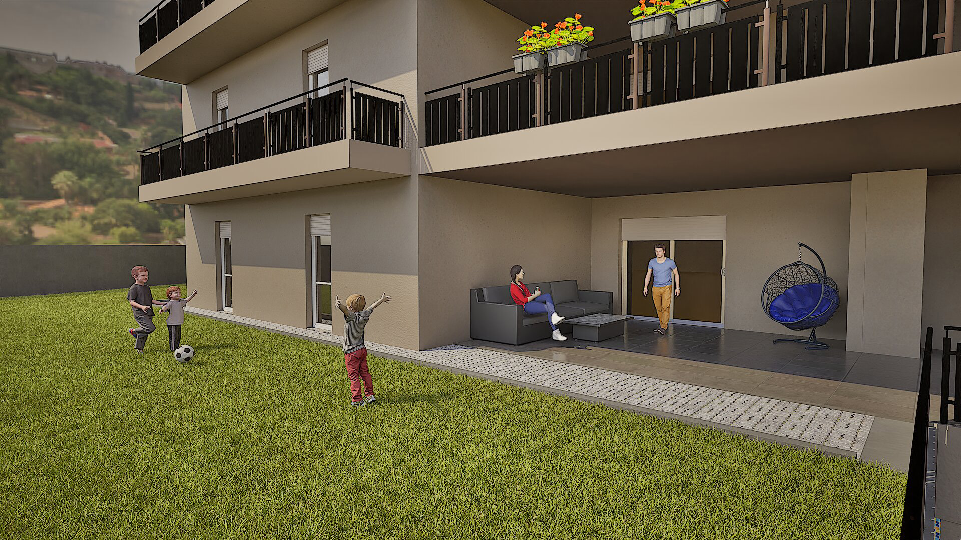 CasaCecila - render giardino